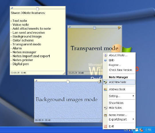 Siwen XNote Screenshot